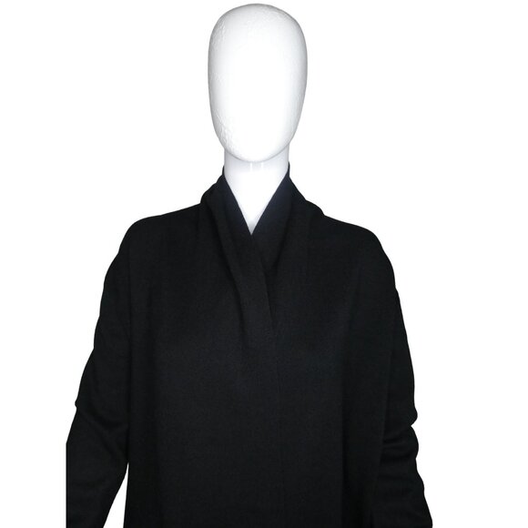 Maxsport Long Open Front Black Fall Winter‎ Glam Sweater - Picture 2 of 7